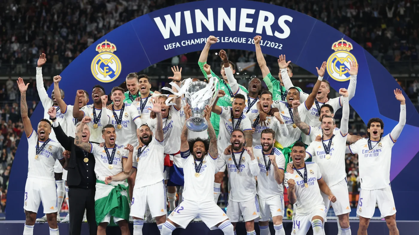 Danh sách các đội bóng vô địch Champions League qua các năm